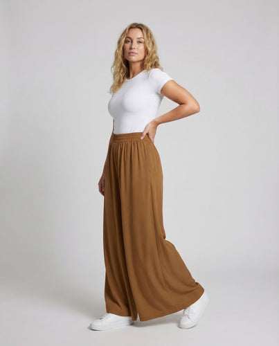 Damen Culotte Hose Viskose
