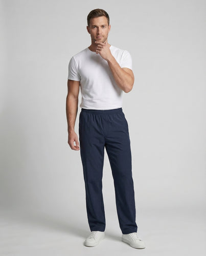 Herren Freizeithose Gerade Elastischer Bund Leicht