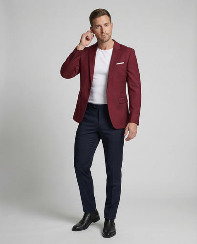 Herren Sakko Slim Revers
