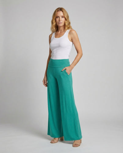 Damen Palazzo Hose Jersey