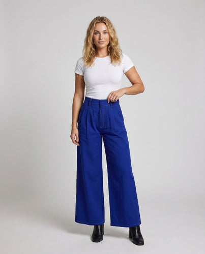 Damen Marlenehose High Waist