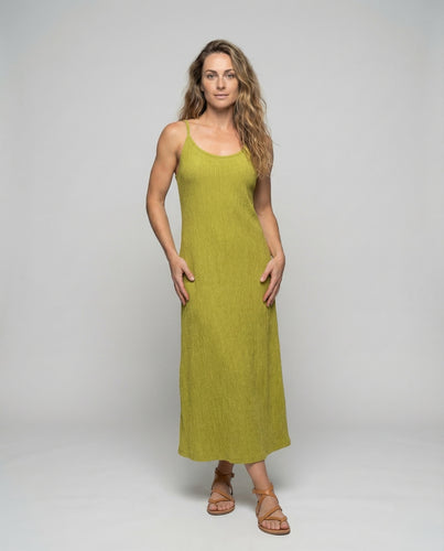 Damen Midikleid Spaghettiträger