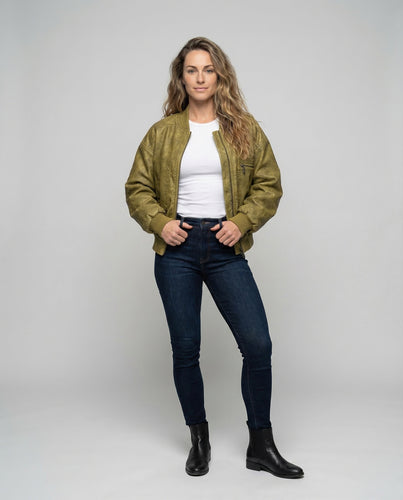 Damen Bomberjacke Vintage