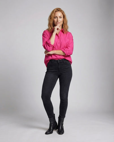 Damen Hemdbluse Popeline Oversize