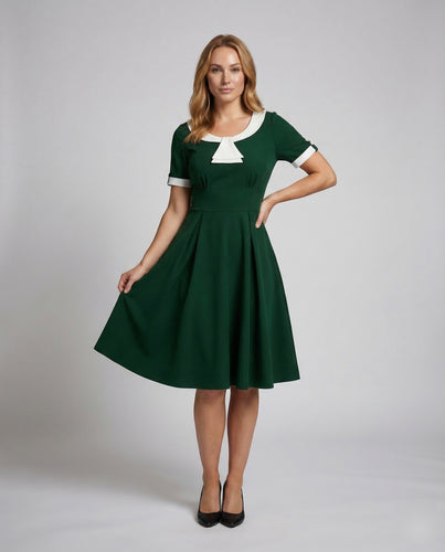 Damen Midikleid Klassisch