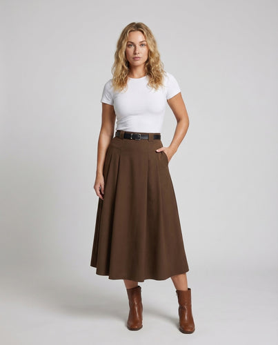 Damen Keilrock High Waist