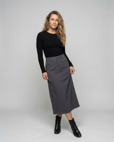 Damen Midirock Schlitz