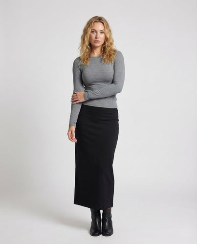 Damen Bleistiftrock Longuette