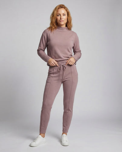 Damen Strick-Loungewear-Set Oversize-Pullover