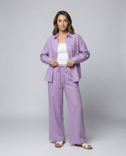 Damen Crêpe-Relax-Set Culottehose