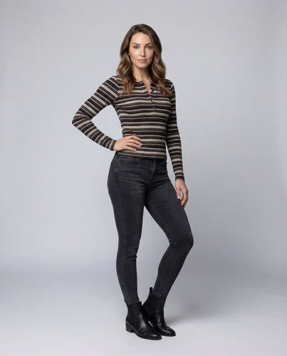 Damen Schulterfreies Strickoberteil Wickelband