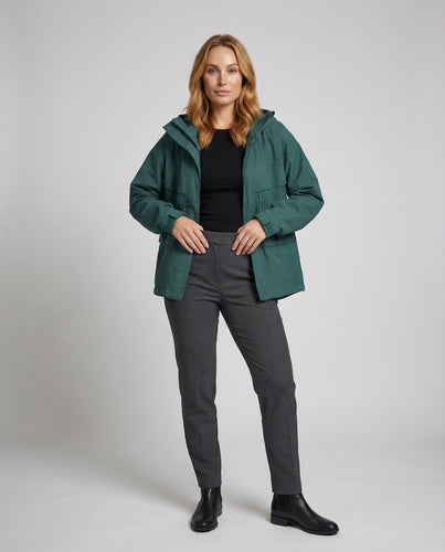 Damen Outdoorjacke Wasserabweisend Kapuze