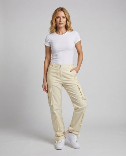 Damen Funktionale Cargohose Verstellbarer Saum