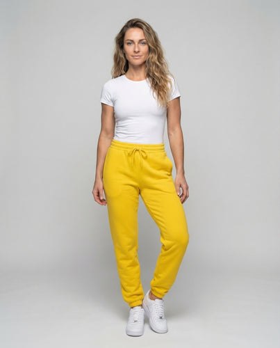 Damen Leichter Fleece-Jogger Schmale Bündchen