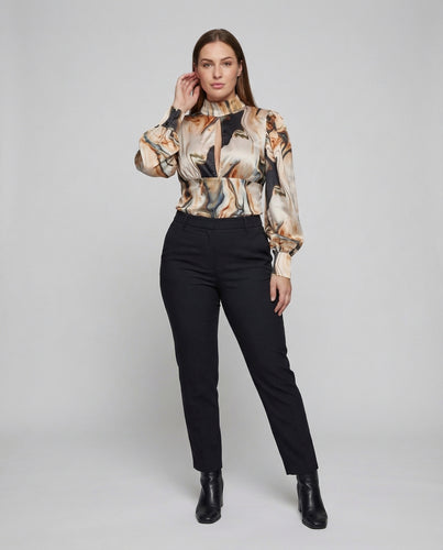 Damen Hemdkleid Extra langes Rückenteil