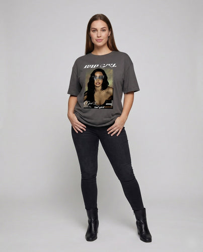 Damen T-Shirt Skate-Comics-Print