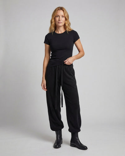 Damen Winter-Palazzohose Ballonweit Gefüttert