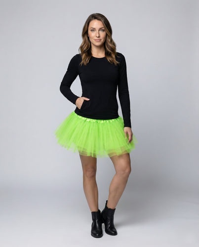 Damen mehrlagiger Tüll-Tutu-Minirock