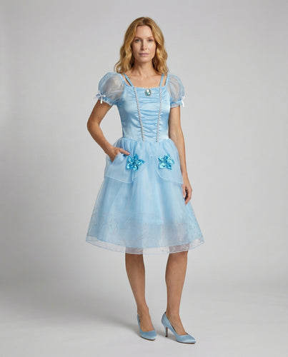 Damen Prinzessinnen-Kostümkleid mit Tüllrock
