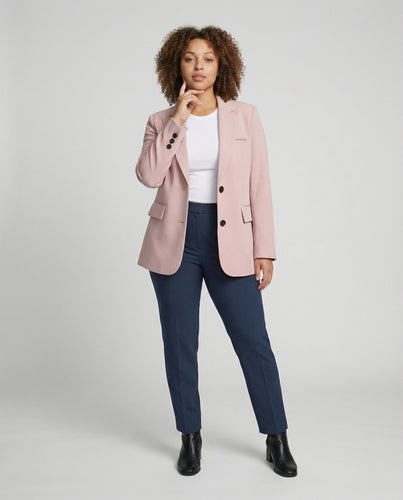 Damen Lässige Verlängerte Oversize-Sakko