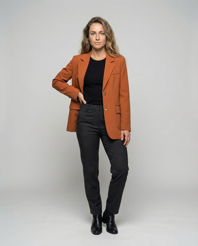 Damen Komfortable Jersey Business-Blazer