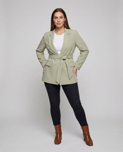 Damen Dekorative Bindeschleife Reversblazer