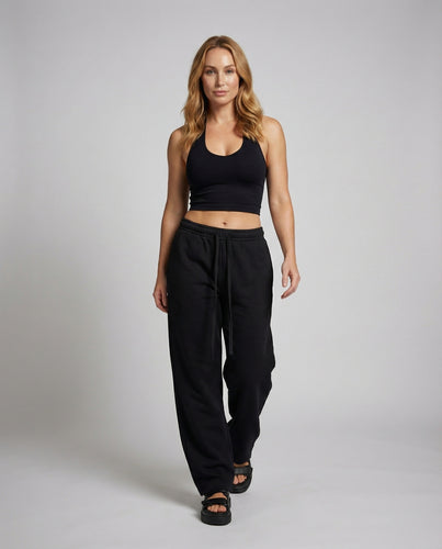 Damen Loungehose mit tiefem Schritt