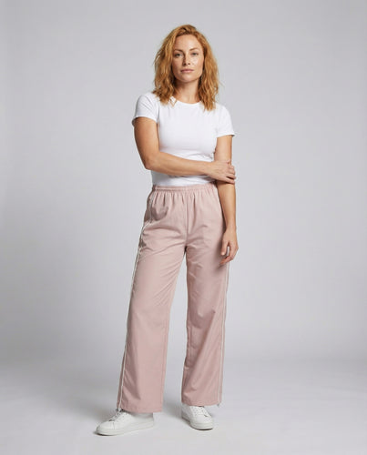 Damen Satin-Jogginghose mit Paspelierung