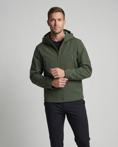 Herren Technische Softshell Kapuze