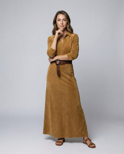 Damen Edle Taillengürtel Maxikleid