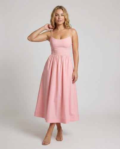 Damen Klassische Schwingender-Tellerrock Midikleid