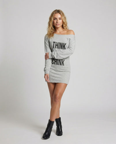 Damen Bequeme Taillierter-Bindegürtel Sweatkleid