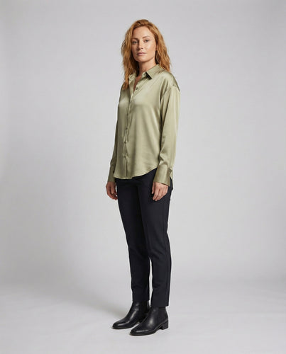 Damen Hemdbluse Oversize Luftig Rückenpartie