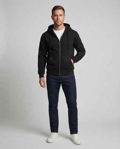 Unisex Oversize-Kapuzenjacke Teddy Reißverschluss