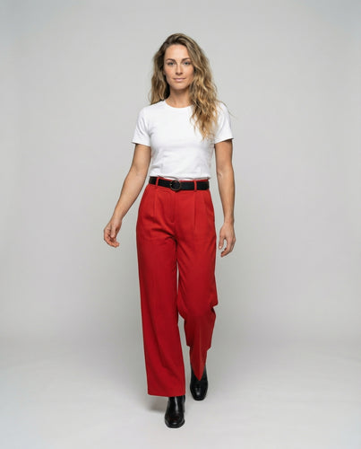 Damen Urbanes Kurzshirt mit Elastikbund