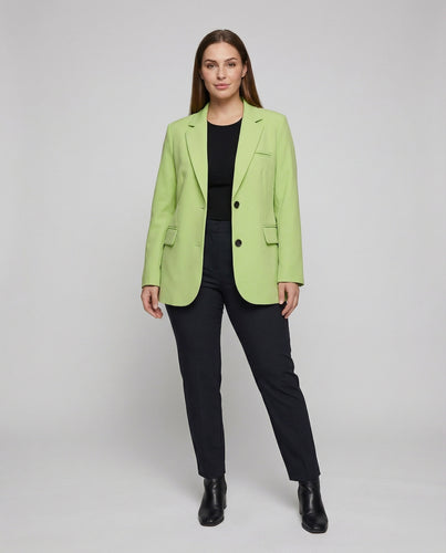 Damen nan Longline-Sakko mit geradem Fall, minimalistischer Silhouette und Reverskragen EB