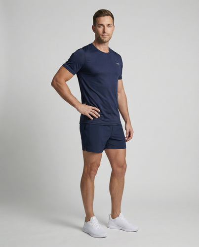 Herren nan atmungsaktives Laufshirt mit Mesh-Struktur und schnelltrocknender Funktionsfaser EB