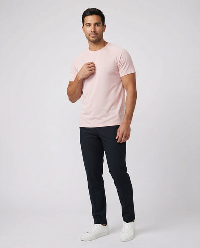 Herren nan sportliches Funktionsshirt mit Mikromesh, feuchtigkeitsregulierend und geruchsneutralisierender Ausrüstung, figurnahe Passform EB