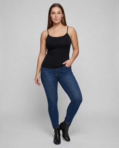 Damen Anschmiegsame Schmale Modal Camisole