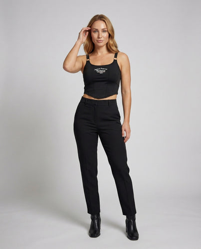 Damen Konturiertes Gesticktes Mischgewebe Bustier-Oberteil