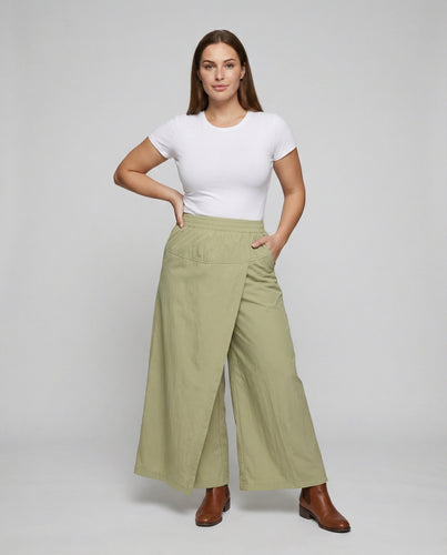 Damen Feminine Seitlicher Schlitz Jersey Maxi-Wickelrock