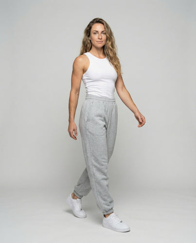 Damen Bequeme Kellerfalten Sweat Lounge-Sweathose