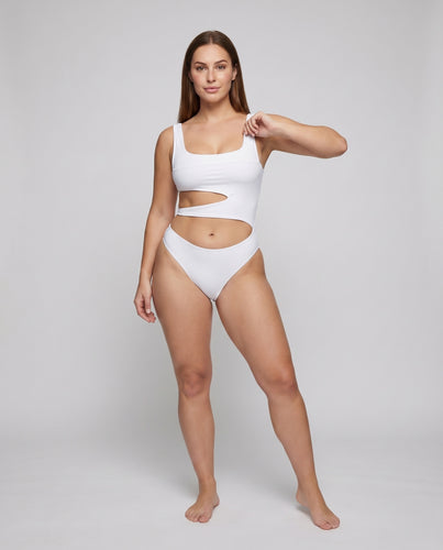 Damen Bikini-Set Zweiteilig Wickelband High-Waist