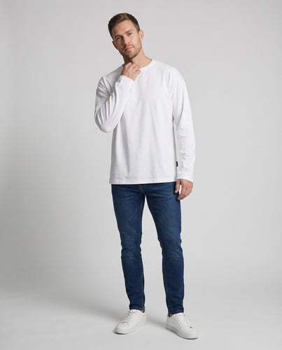 Herren Hemdkragen-Blouson Nappa-Optik Kastig Minimalistisch