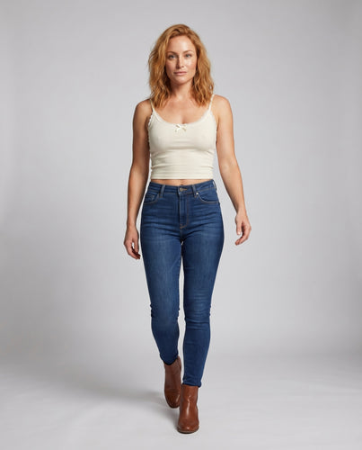 Damen elegantes Top mit Spitze und verspieltem Schleifenakzent
