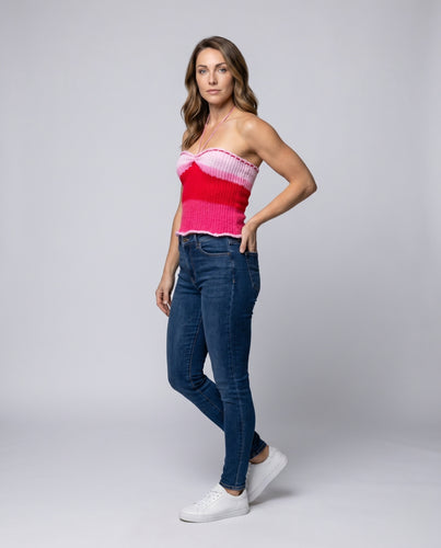 Damen gehäkeltes Bustier-Top mit tragefreundlichem Design