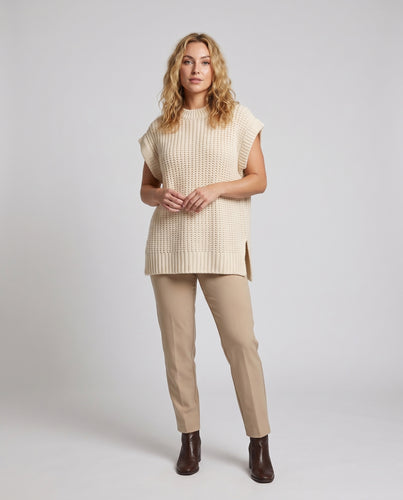 Damen gemütlicher Strickpullover