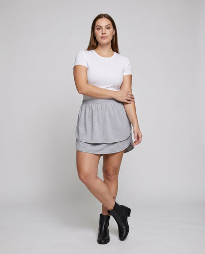Damen Sport Rock mit elastischem Bund und lockerem Schnitt