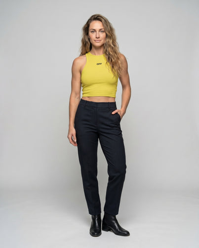 Damen Sportliches Crop-Top