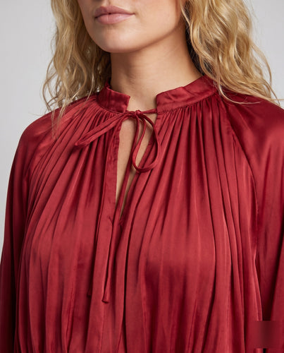Damen Chiffon Minikleid mit eleganten Rüschendetails und verführerischem Wickeldesign R&B